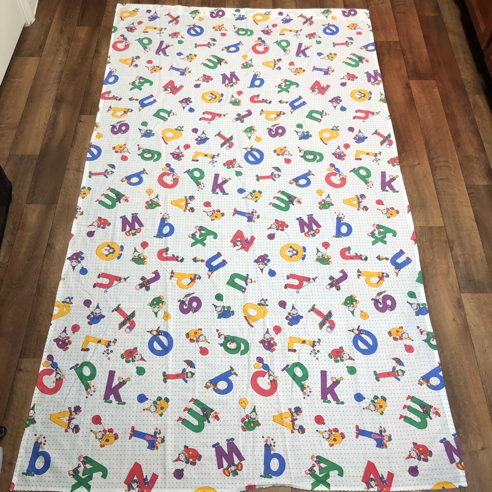 Vintage Clown Flat Sheet